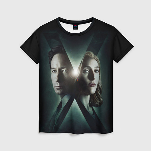 Женская футболка X - Files / 3D-принт – фото 1