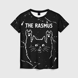 Футболка женская Группа The Rasmus и рок кот, цвет: 3D-принт