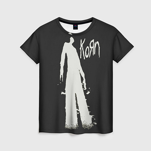 Женская футболка Korn print / 3D-принт – фото 1