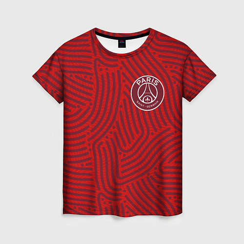 Женская футболка PSG отпечатки / 3D-принт – фото 1