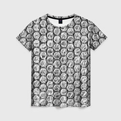 Женская футболка Пупырка - текстура