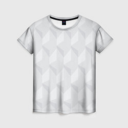 Женская футболка Абстрактная серая геометрическая текстура