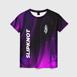 Футболка женская Slipknot violet plasma, цвет: 3D-принт