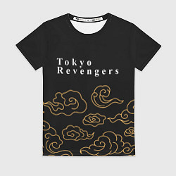 Футболка женская Tokyo Revengers anime clouds, цвет: 3D-принт