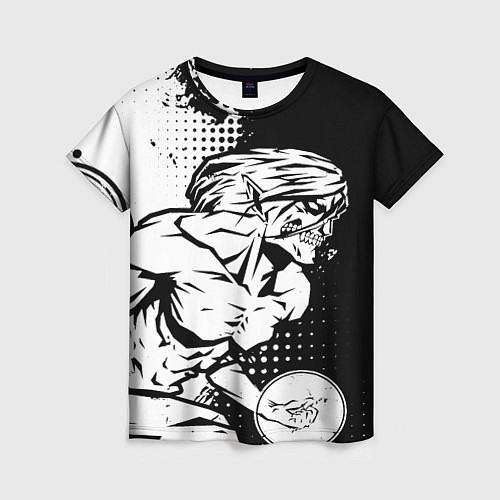 Женская футболка Атакующий титан - Эрен / 3D-принт – фото 1