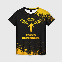 Футболка женская Tokyo Revengers - gold gradient, цвет: 3D-принт