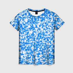 Женская футболка Абстрактные облака - текстура