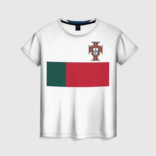 Женская футболка Форма Португалии ЧМ 2022 выезд / 3D-принт – фото 1