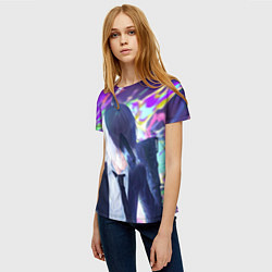 Футболка женская Аки демон, цвет: 3D-принт — фото 2