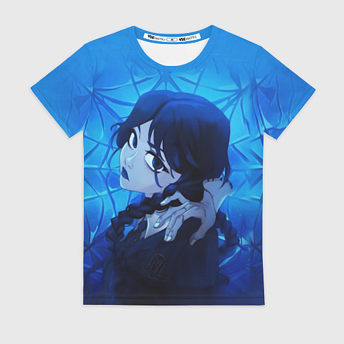 Женская футболка Вещь и Уэнсдэй / 3D-принт – фото 1