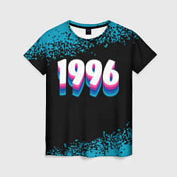 Женская футболка Made in 1996: vintage art