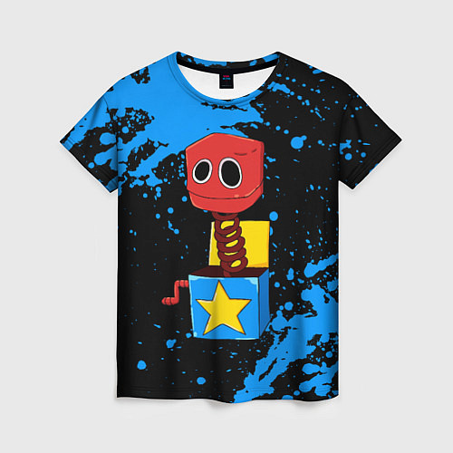 Женская футболка Бокси Бу: персонаж Поппи Плейтайм / 3D-принт – фото 1