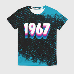 Женская футболка Made in 1967: vintage art