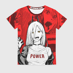 Женская футболка Chainsaw Man: Power