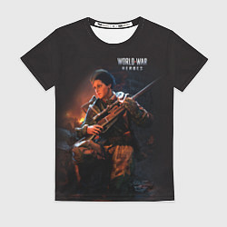 Женская футболка World War Heroes Людмила