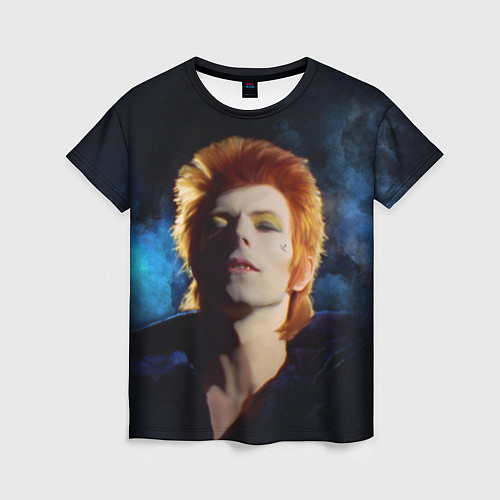 Женская футболка David Bowie - Jean Genie / 3D-принт – фото 1