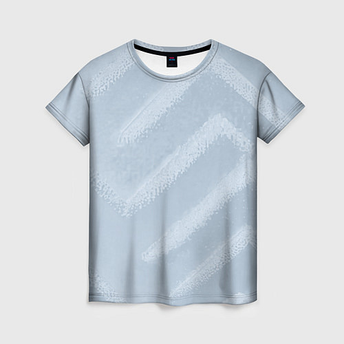 Женская футболка Снежный узор / 3D-принт – фото 1