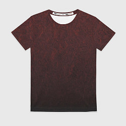 Футболка женская Бордо, цвет: 3D-принт