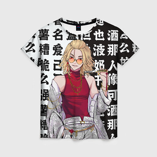 Женская футболка Майки на стиле - токийские мстители / 3D-принт – фото 1