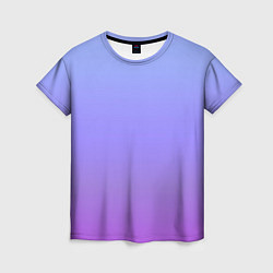 Женская футболка Фиолетовый градиент