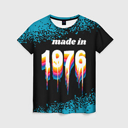 Футболка женская Made in 1976: liquid art, цвет: 3D-принт