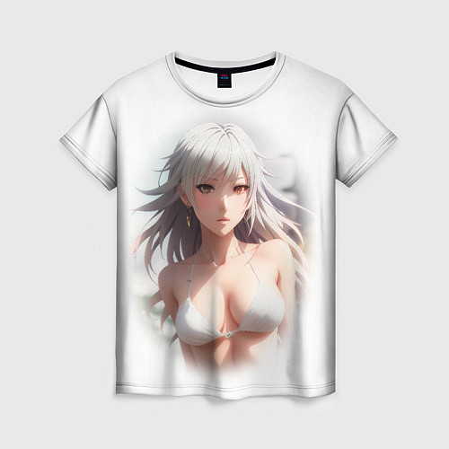 Женская футболка Аниме девушка красивая / 3D-принт – фото 1