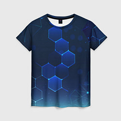 Женская футболка Абстрактная сетка