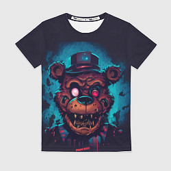 Женская футболка Фредди уничтожен