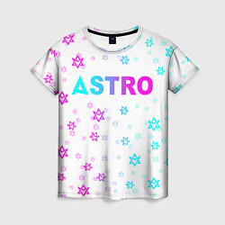 Футболка женская Neon Astro, цвет: 3D-принт