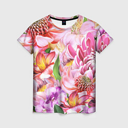 Женская футболка Цветочный рай