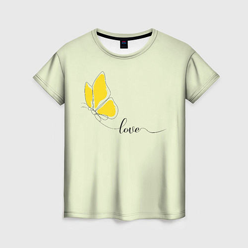 Женская футболка Это любовь к тебе / 3D-принт – фото 1