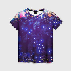 Женская футболка Звездочки - космическое небо