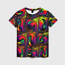 Женская футболка Digital abstraction paint