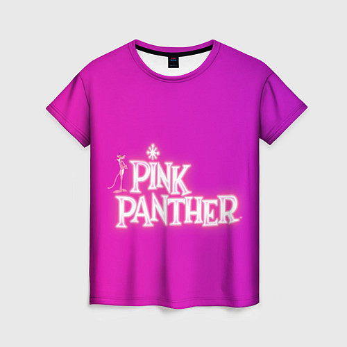 Женская футболка Pink panther / 3D-принт – фото 1