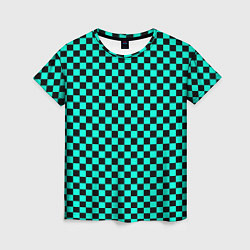 Женская футболка Принт квадраты