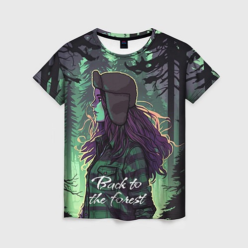 Женская футболка Венди - Back to the forest / 3D-принт – фото 1
