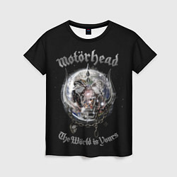 Футболка женская Motorhead планета, цвет: 3D-принт