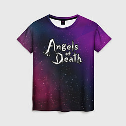 Футболка женская Angels of Death gradient space, цвет: 3D-принт