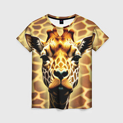 Женская футболка Жирафа