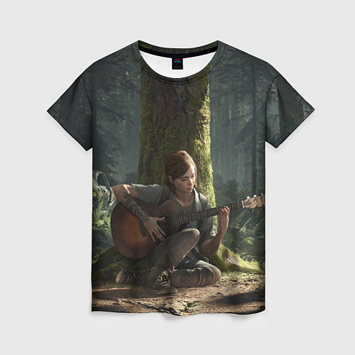 Женская футболка Элли с гитарой / 3D-принт – фото 1