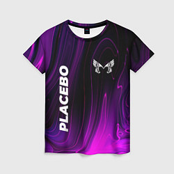 Женская футболка Placebo violet plasma
