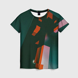Женская футболка Сюрреалистичные геометрические фигуры