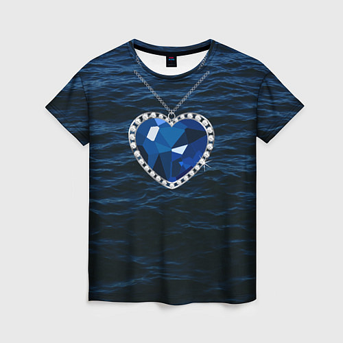 Женская футболка Титаник сердце океана / 3D-принт – фото 1
