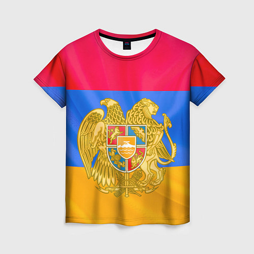 Женская футболка Солнечная Армения / 3D-принт – фото 1