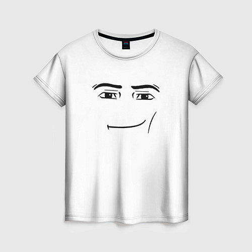 Женская футболка Одежда Man Face Roblox / 3D-принт – фото 1