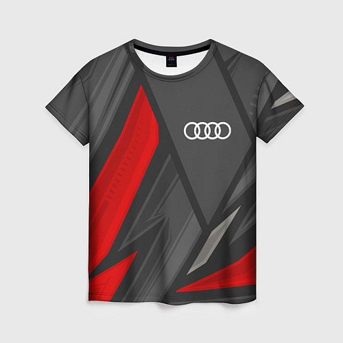 Женская футболка Audi sports racing / 3D-принт – фото 1