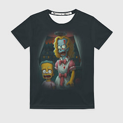 Футболка женская Зомби Симпсоны, цвет: 3D-принт