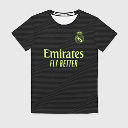 Футболка женская Лука Модрич Реал Мадрид форма 2223 третья, цвет: 3D-принт
