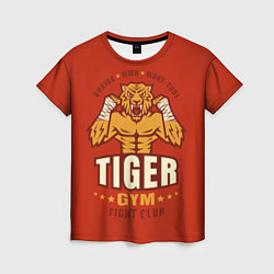Футболка женская Tiger - боец, цвет: 3D-принт