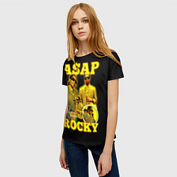 Футболка женская Asap Rocky, rapper, цвет: 3D-принт — фото 2